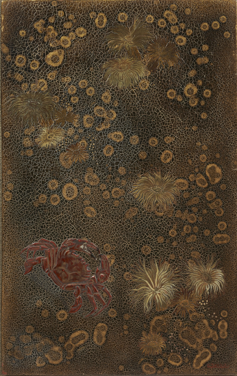 Gaston SUISSE (1896-1988) - Étrille et anémones de mer, vers 1923.